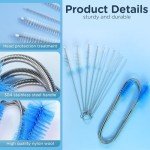 11-Piece Flexible Drain Brush Cleaner Set