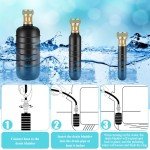 3-Piece Drain Cleaning Bladder Kit for Pipe Unclogging