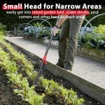 Adjustable Metal Leaf Rake with Collapsible Head