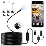 Toyone 3MP Waterproof Endoscope Camera with LEDs