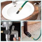 3-Piece Drain Cleaning Bladder Kit for Pipe Unclogging