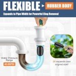 Fosenlion 3-Piece Drain Cleaning Bladder Kit