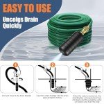 Fosenlion 3-Piece Drain Cleaning Bladder Kit