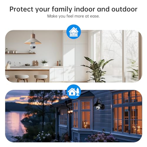 HEDNIC 2K Wireless Security Camera with Night Vision