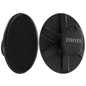 Silicone Body Scrubber for All Skin Types - Black