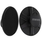 Silicone Body Scrubber for All Skin Types - Black