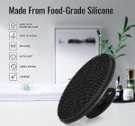 Silicone Body Scrubber for All Skin Types - Black