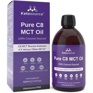 Pure C8 MCT Oil for Keto and Fasting