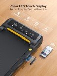 Toputure 2.5HP Incline Folding Treadmill with Bluetooth