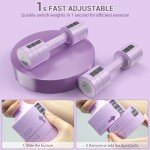Adjustable Dumbbell Set for Home Workouts