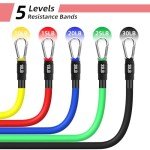 5-Piece Resistance Bands Set for Strength Training