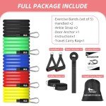 5-Piece Resistance Bands Set for Strength Training