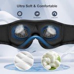Wireless Sleep Mask with Bluetooth Headphones for Relaxation