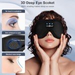 Wireless Sleep Mask with Bluetooth Headphones for Relaxation