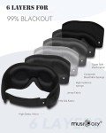 Wireless Sleep Mask with Bluetooth Headphones for Relaxation