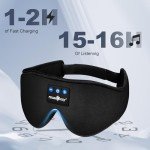Wireless Sleep Mask with Bluetooth Headphones for Relaxation