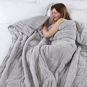 Soft Sherpa Weighted Blanket for Relaxation and Sleep