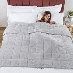 Soft Sherpa Weighted Blanket for Relaxation and Sleep