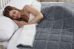 Sherpa Fleece Weighted Blanket for Adults - Grey