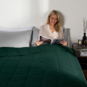 Brentfords 6kg Forest Green Weighted Blanket