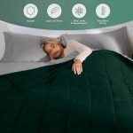 Brentfords 6kg Forest Green Weighted Blanket
