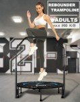 DARCHEN 200KG Indoor Mini Trampoline for Adults