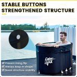 CalmMax Portable Oval Ice Bath Tub for Athletes