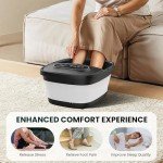 Snailax Soothing Foot Spa Massager with Heat