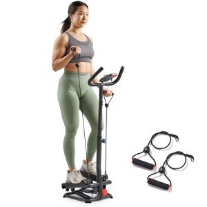 Sunny Health & Fitness Smart Stepper with Resistance Bands