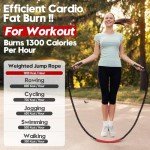 Weighted Jump Rope for Home Workouts