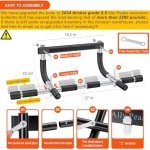 Sturdy Multi-Grip Pull-Up Bar for Home Gym