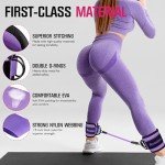 Ankle Resistance Bands for Glute and Leg Workouts
