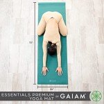 Gaiam Essentials Yoga Mat with Carrier Sling - Purple