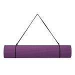 Gaiam Essentials Yoga Mat with Carrier Sling - Purple