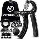FitBeast 5-Pack Adjustable Grip Strengtheners