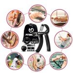 FitBeast 5-Pack Adjustable Grip Strengtheners