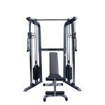 Dual Cable Crossover Gym Machine for Home Workouts