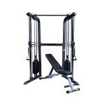 Dual Cable Crossover Gym Machine for Home Workouts