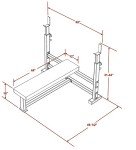 Heavy Duty Olympic Weight Bench - 750 lb Capacity