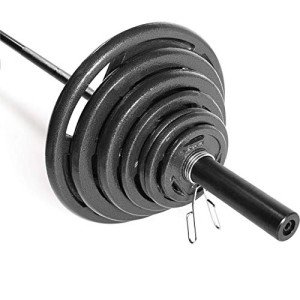 CAP Barbell 300 LB Olympic Weight Set with Bar