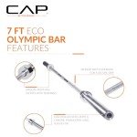 CAP Barbell 7-Foot Olympic Chrome Weight Bar