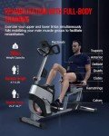 HARISON Pro Recumbent Exercise Bike with Bluetooth App