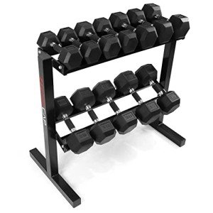 Hex Dumbbells with Rubber Grip for Full-Body Workouts