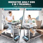 Folding Treadmill Desk with Adjustable Height