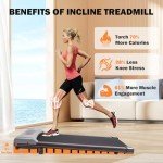 Under Desk Treadmill with Remote & 10 HIIT Modes
