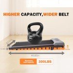 Under Desk Treadmill with Remote & 10 HIIT Modes