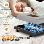 Under Desk Treadmill with Remote & 10 HIIT Modes