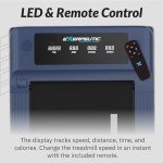 Exerpeutic Foldable Heavy-Duty Walking/Jogging Treadmill