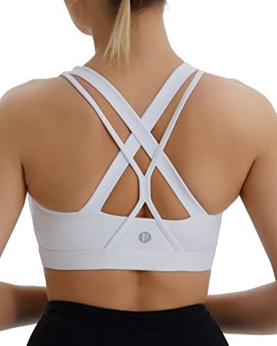 Criss-Cross Back Sports Bra for Women