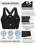 Criss-Cross Back Padded Sports Bra for Women
